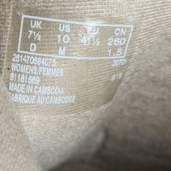 Clarks Collection Addiy Kara Ankle Boots Women's 10 Sand Suede - Picture 11 of 13